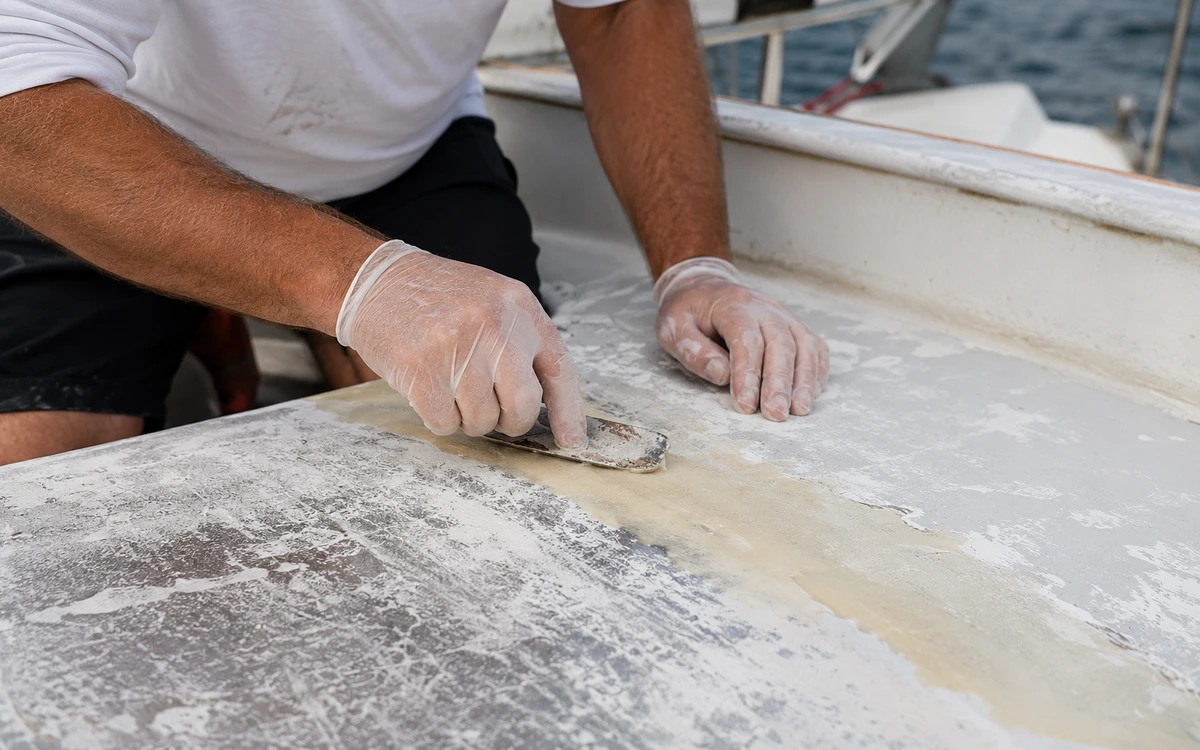 Fiberglass deck repair contractor